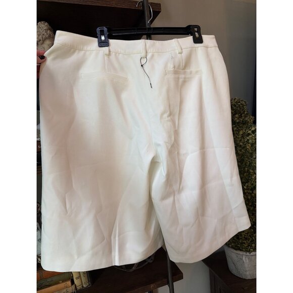 retrofete Alyson Low Waist Wide Leg Short White Womens Size XL - Picture 7 of 11